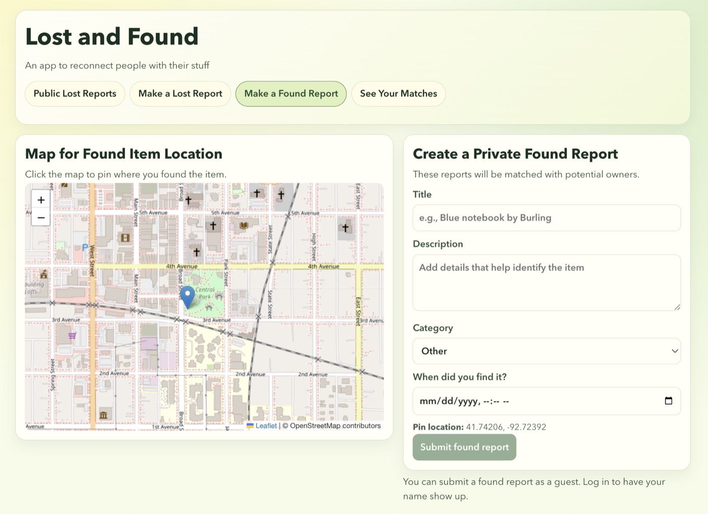 Lost & Found Network Optimizer